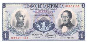 1 Peso 7.8.1974